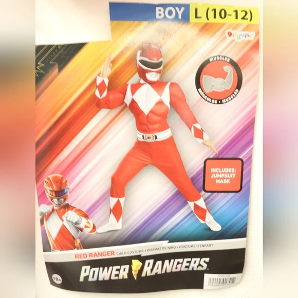 Power Ranger Red Brand New Halloween Costume for Sale - Picture 2 of 3